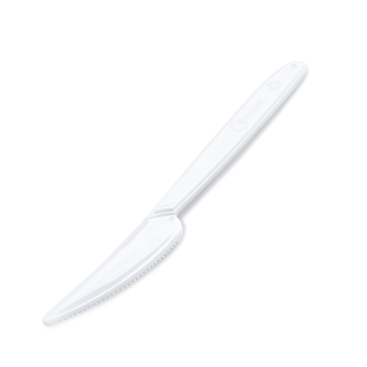 Nožík PP 18,5cm/50ks biely