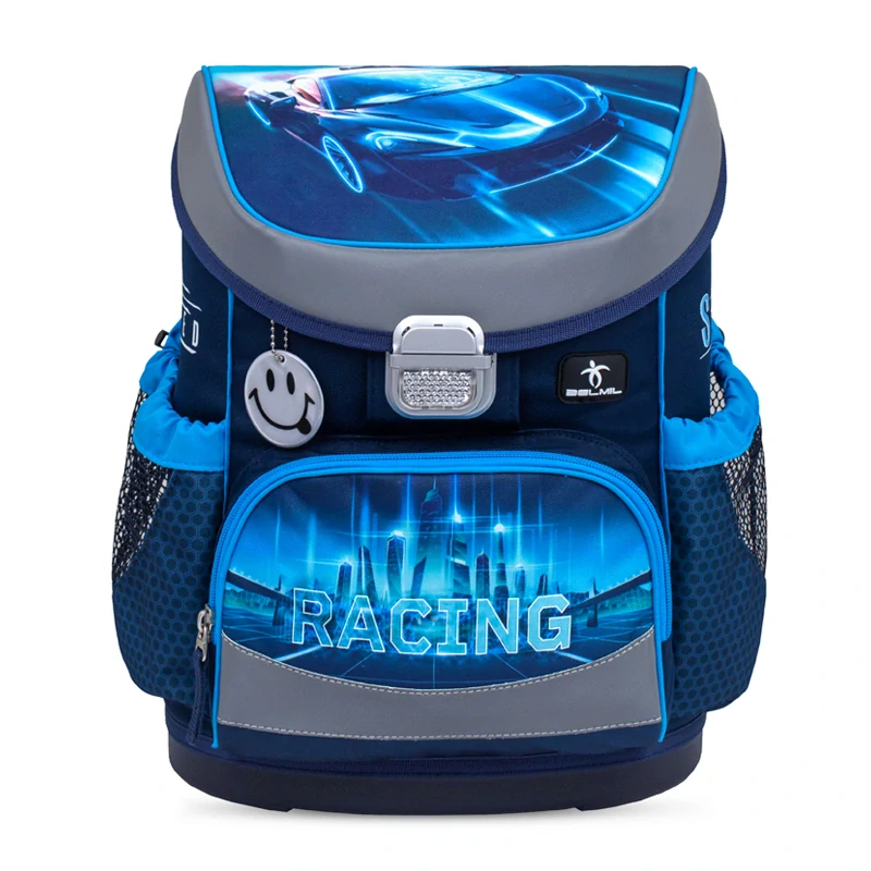 Školský set BELMIL Racing Blue Neon Mini 3-dielny
