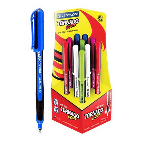 Guľôčkové pero CENTROPEN Tornádo Cool T4775 0,3mm/10ks