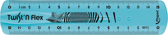 Pravítko 15cm MAPED Twist'n flex