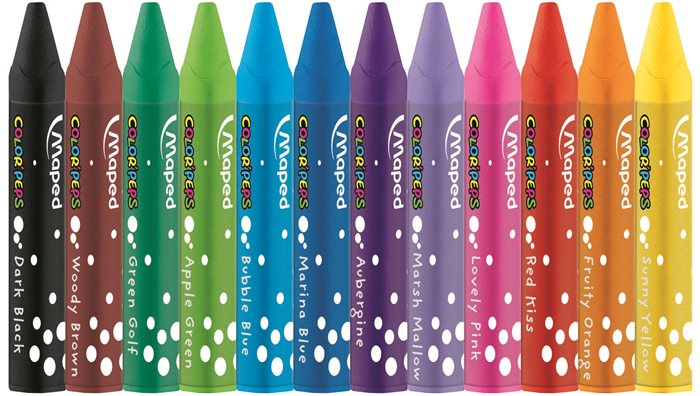 Pastely olejové MAPED Color Peps/12 farieb