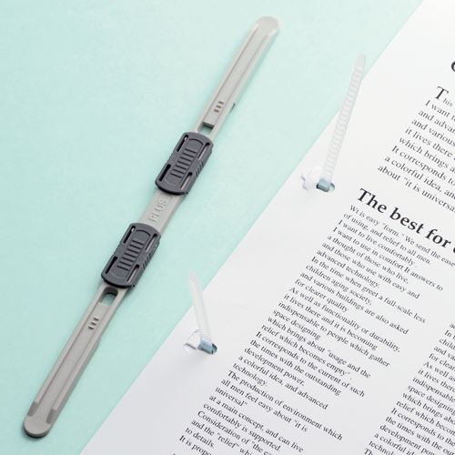 Zošívačka PLUS Paper Clinch SL-112A-EU bezspinková, modrá