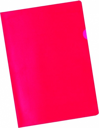 Obal PP A4 L 110mic/100ks červený