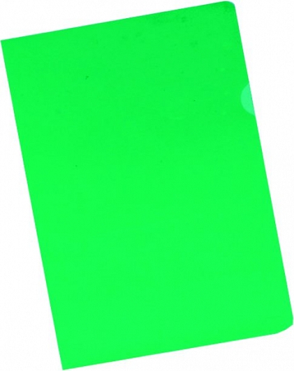 Obal PP A4 L 110mic/100ks zelený