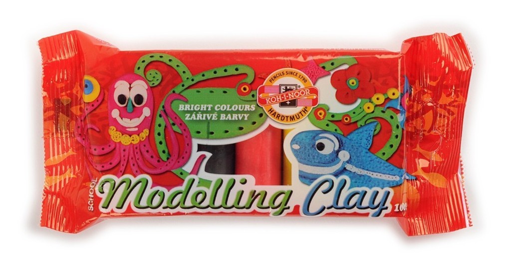 Plastelína KOH-I-NOOR, 5 farebná, 100g