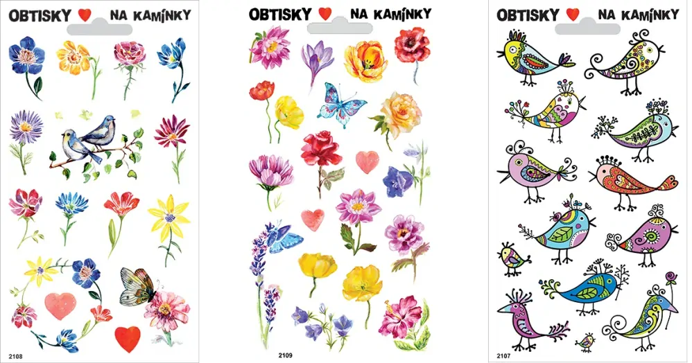 Nálepky na kamienky