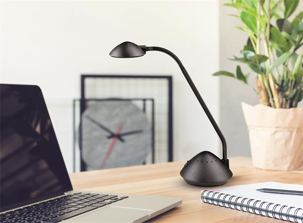 Lampa stolová LED MAUL Arc čierna