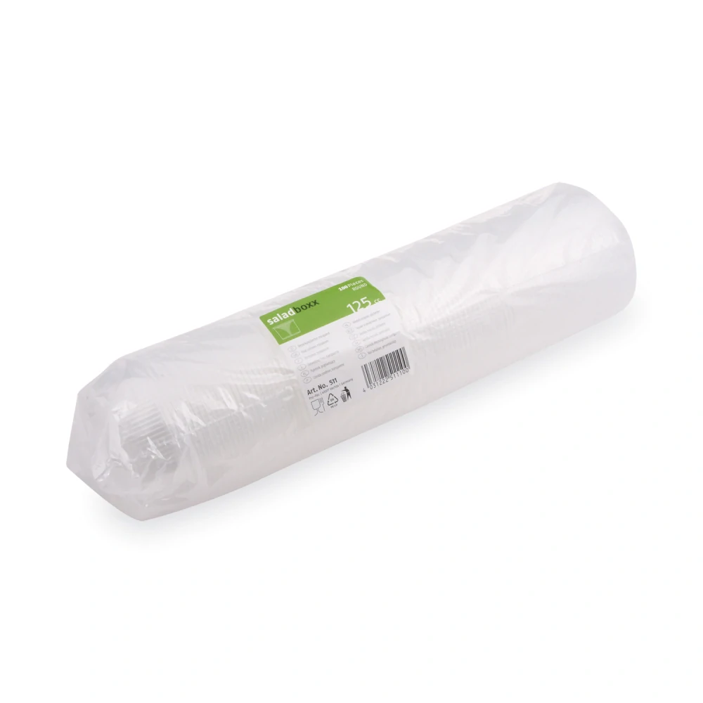 Miska (PP) okrúhla priehľadná 101mm 125ml/100ks