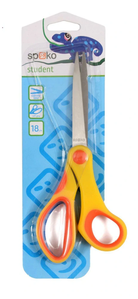 Nožnice SPOKO asymetrické kancelárske 18cm