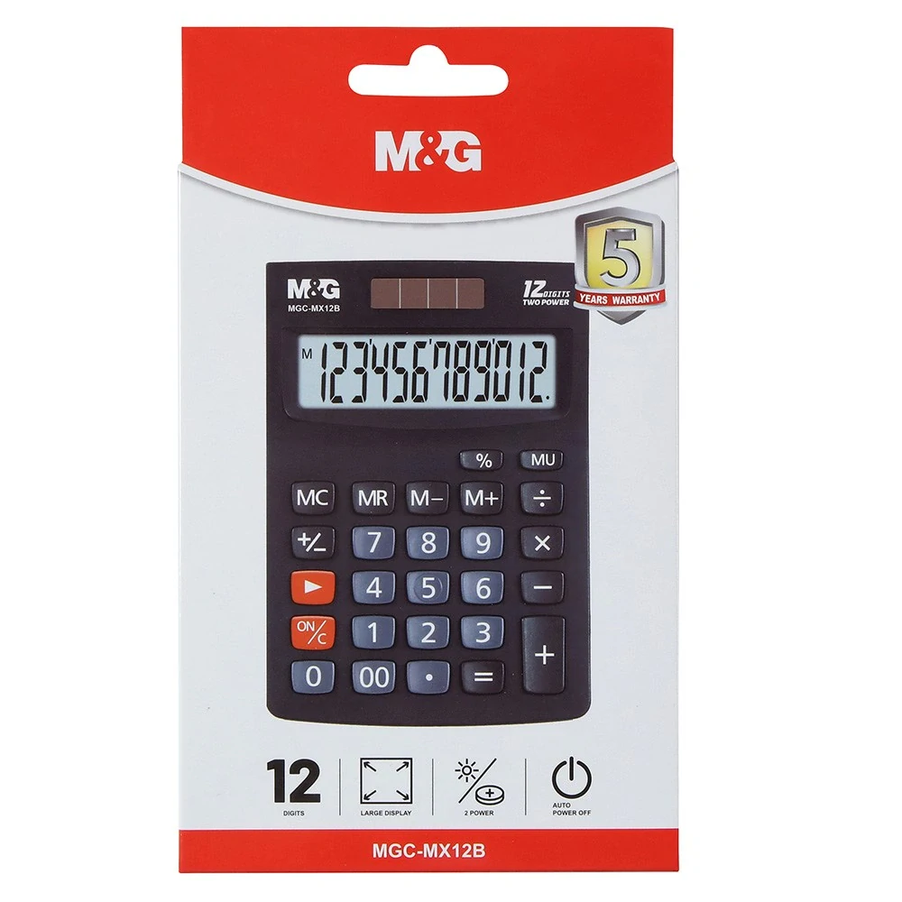 Kalkulačka M&G MGC-MX12B stolová