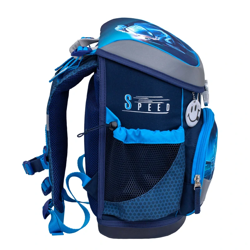 Školský set BELMIL Racing Blue Neon Mini 3-dielny