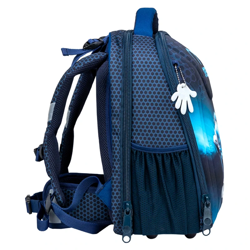 Školský set BELMIL Sturdy Racing Blue Neon 3-dielny