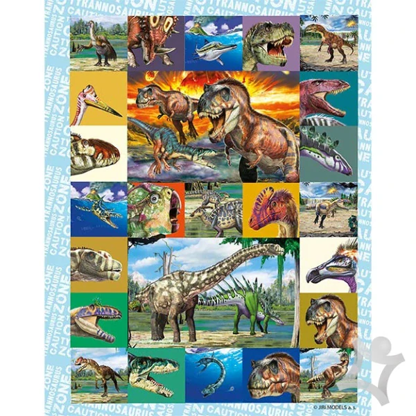1000 samolepiek v zošite Dinosaury