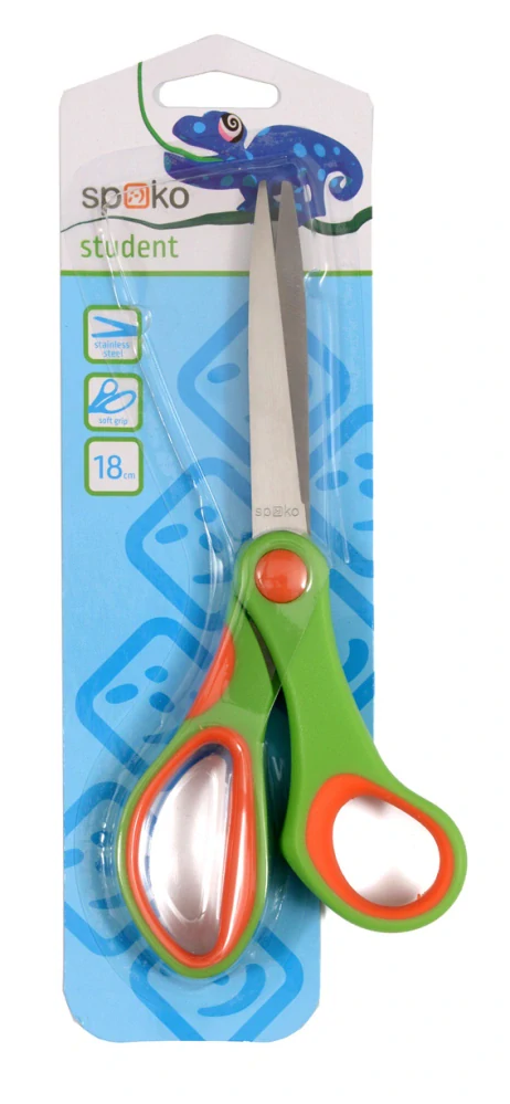 Nožnice SPOKO asymetrické kancelárske 18cm