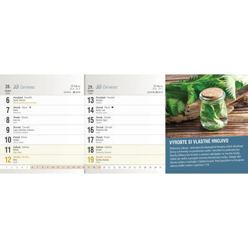 Kalendár stolový 2026 Tipy a triky