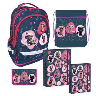Školský set REYBAG Cat Life 5-dielny