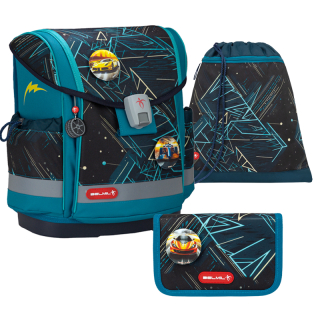 Školský set BELMIL Racing Car Blue 3-dielny