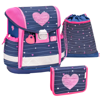 Školský set BELMIL Simple Hearts 3-dielny