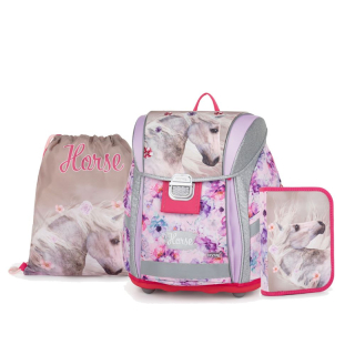 Školský set OXYBAG Horse Romantic 3-dielny