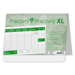 Kalendár stolový 2026 Pracovný XL
