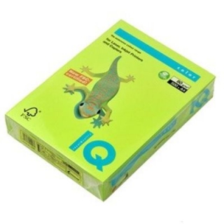 Farebný papier IQ color neónovo zelená NEOGN, A4 80g /500 listov