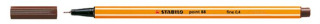 Liner STABILO Point 88/45 hnedý