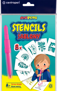 Šablóny Centropen 9996 A/8ks mix motívov
