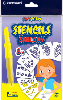 Šablóny Centropen 9996 F/8ks rastliny