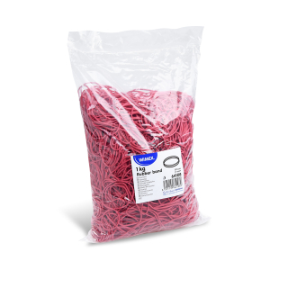 Gumičky viazacie priemer 80mm/1mm/1kg červené
