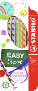 Farebné ceruzky STABILO EASYcolors trojhranné/6ks ľavák, farebná súprava