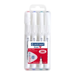 Liner CENTROPEN "4611 F" 0,3mm/sada 4ks