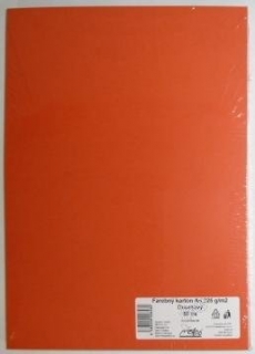 Výkresy farebné A2, 225g/20ks, oranžové
