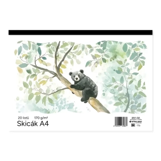 Skicár školský A4/20listov, 170g