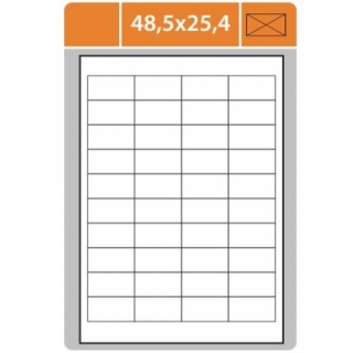 Etikety PLUS 48,5x25,4mm/100 hárkov