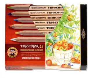 Farebné ceruzky KOH-I-NOOR 3154N "Triocolor"/24 farebná súprava