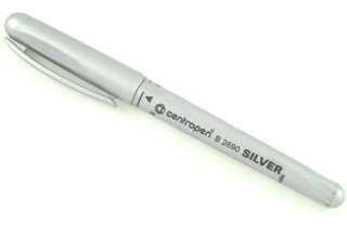 Popisovač CENTROPEN "2690 Silver" 1,5-3,0mm strieborný