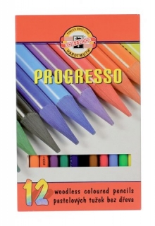 Farebné ceruzky KOH-I-NOOR 8756 "Progresso"/12 farebná súprava