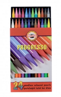 Farebné ceruzky KOH-I-NOOR 8758 "Progresso"/24 farebná súprava