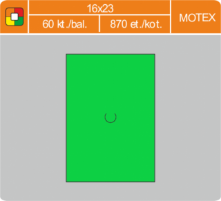 Etikety cenové 16x23mm MOTEX zelené