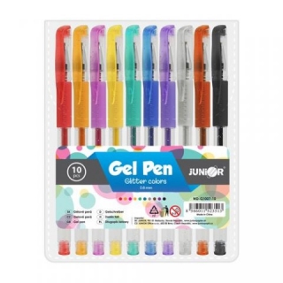 Pero gélové GLITER 0,8mm/sada 10ks