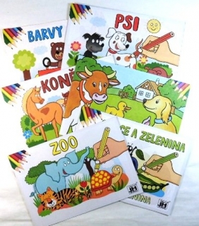 Omaľovánky A5 s predlohou JM