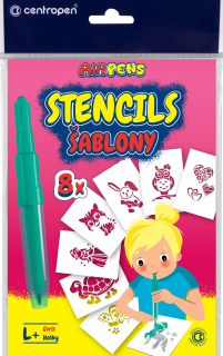 Šablóny Centropen 9996 L/8ks dievčatá