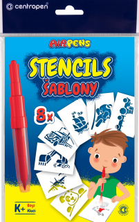 Šablóny Centropen 9996 K/8ks chlapci