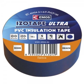 Páska izolačná PVC 15mm/10m modrá, F61514