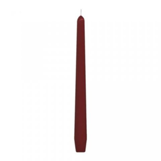 Sviečka kónická 245mm/10ks bordová
