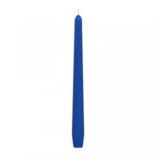 Sviečka kónická 245mm/10ks modrá tmavá