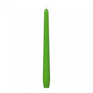 Sviečka kónická 245mm/10ks zelená tmavá