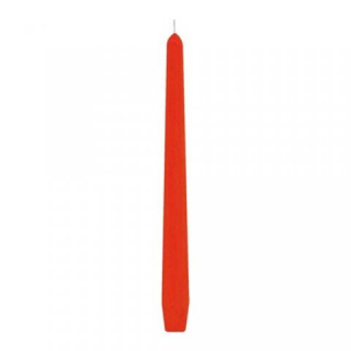 Sviečka kónická 245mm/10ks oranžová