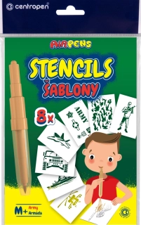 Šablóny Centropen 9996 M/8ks vojenské
