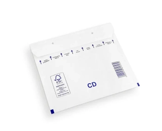Poštové obálky bublinkové na CD, 200x175mm, biele